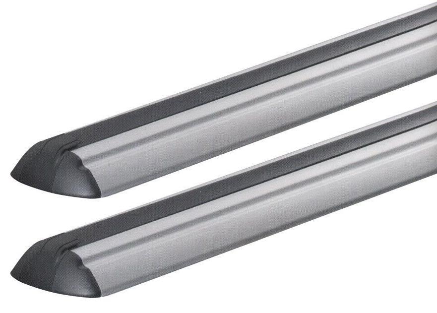 Set 2 bare transversale GREEN VALLEY 156 613, 113 cm, aluminiu, profil aerodinamic, argintiu-negru